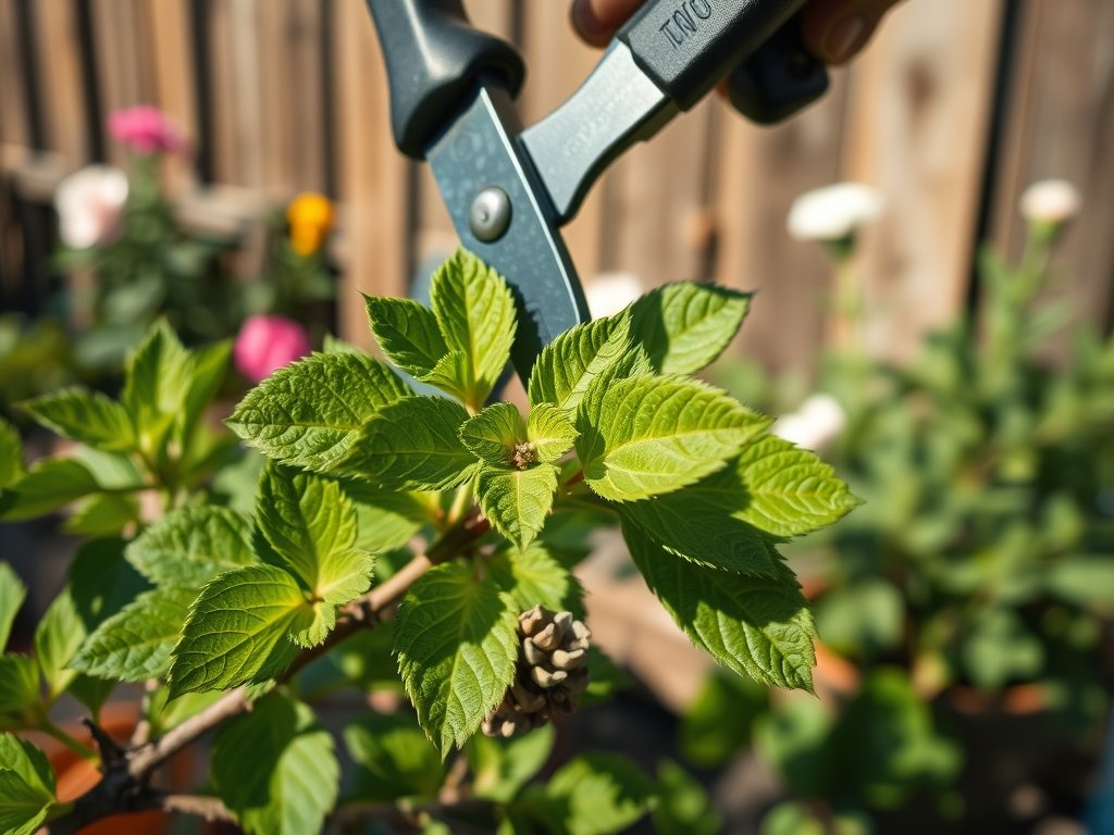 Kamperfoelie snoeien