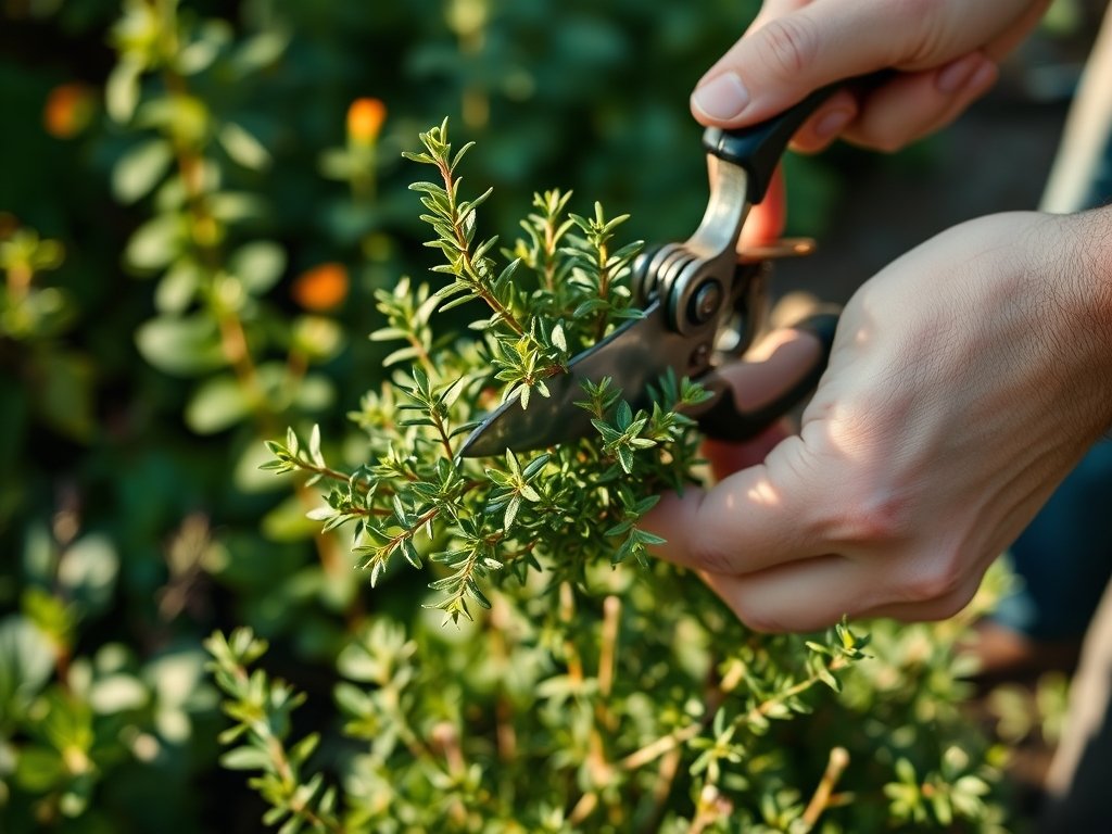 Tijm snoeien: optimaal voor groei en behoud